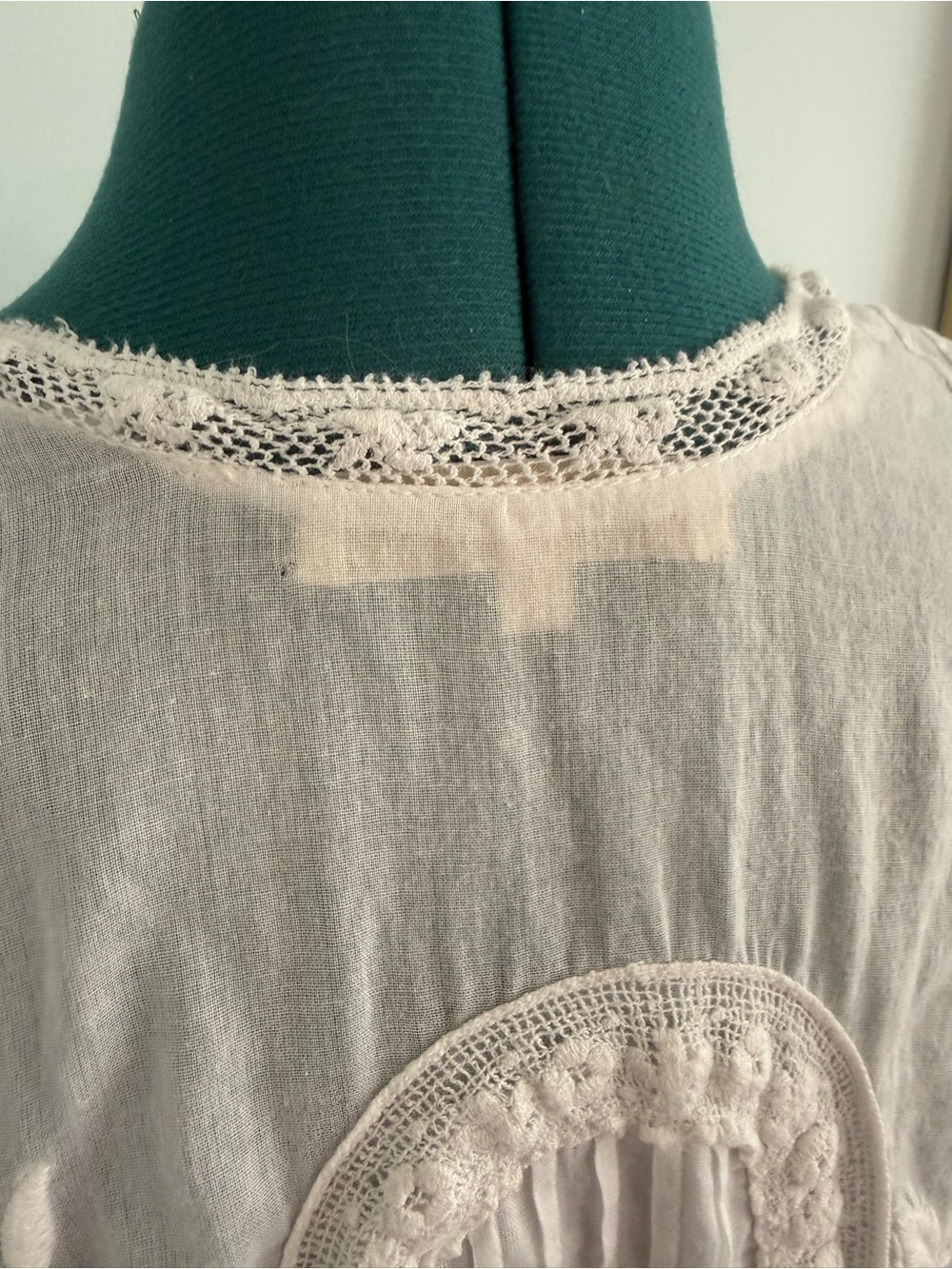 Loveshackfancy Quincy Dress White Ruffle Lace Mini Size Small - Picture 5 of 10